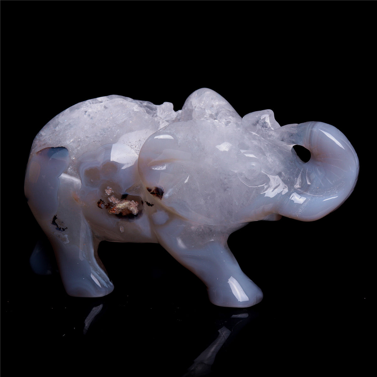 druzy agate Elephant