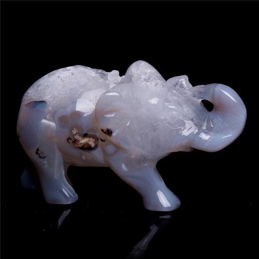 druzy agate Elephant