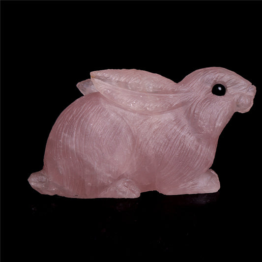 rose quartz bunny