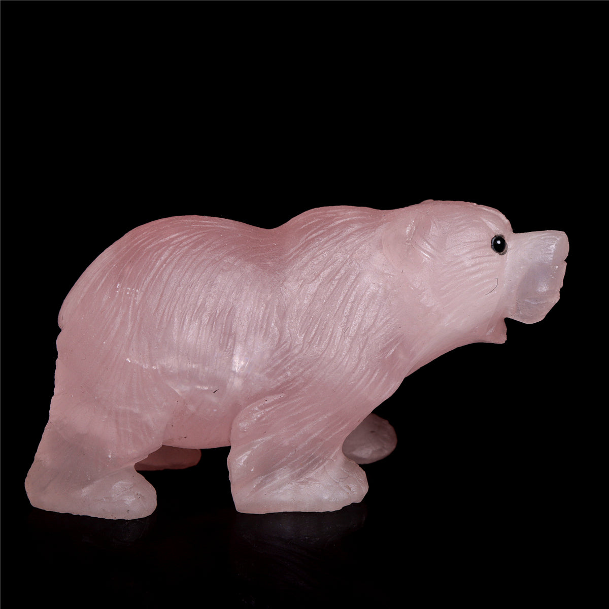 rose quartz owl