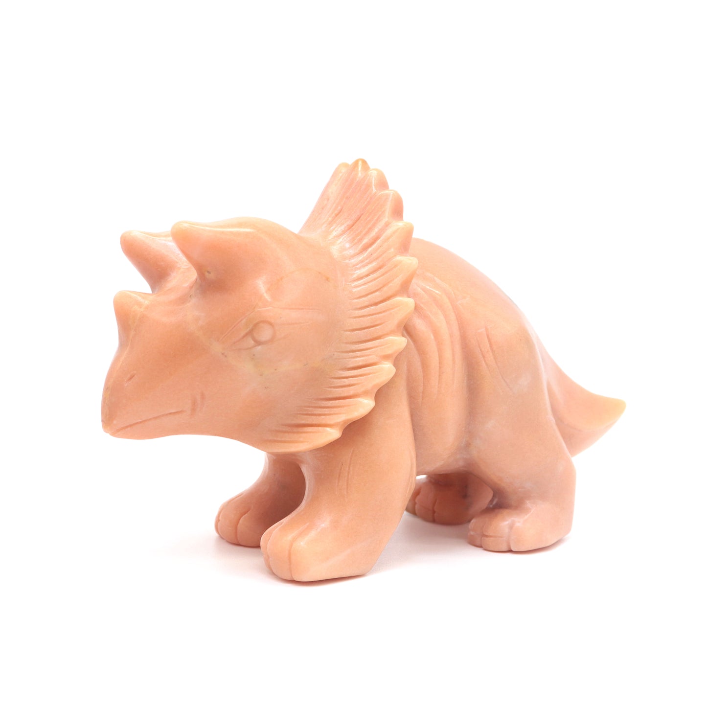 crystal Triceratops Sculpture