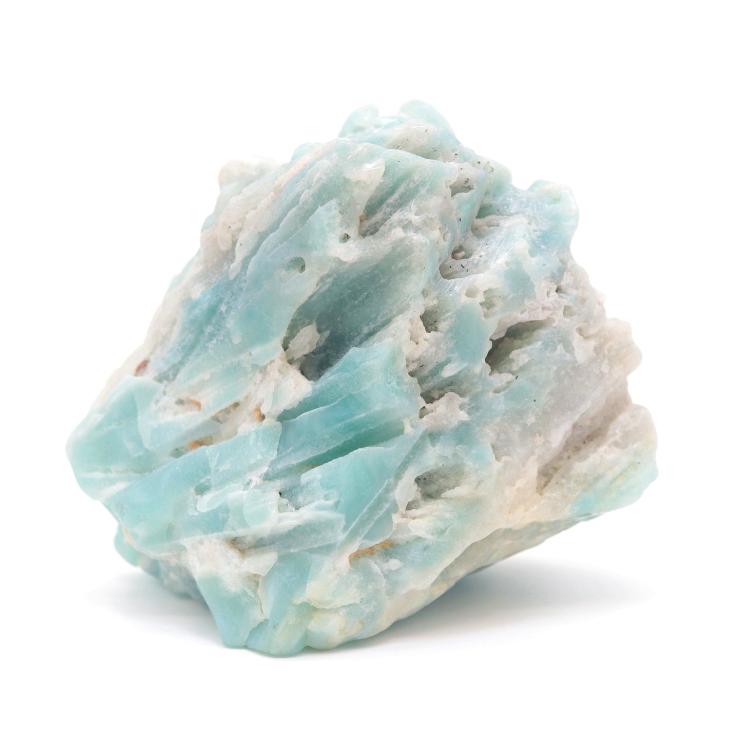 3.5" Natural Amazonite Octopus Caribbean Calcite Figurine Crystal Healing Quartz