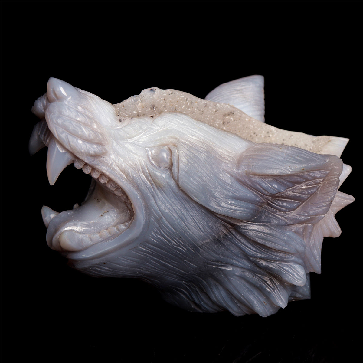crystal wolf head