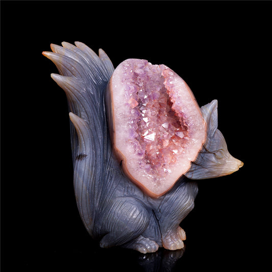 crystal fox figurine