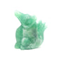 1.9lb HandCarved Green Fluorite Nine Tail Fox Crystal Healing Quartz Reiki - crystaltreasure