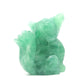 1.9lb HandCarved Green Fluorite Nine Tail Fox Crystal Healing Quartz Reiki - crystaltreasure