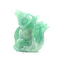 1.9lb HandCarved Green Fluorite Nine Tail Fox Crystal Healing Quartz Reiki - crystaltreasure