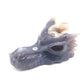 5.5" Hand Carved Druzy Agate Dragon Head Figurine Crystal Healing Reiki