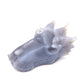 4.5" Hand Carved Druzy Agate Dragon Head Figurine Crystal Healing Reiki