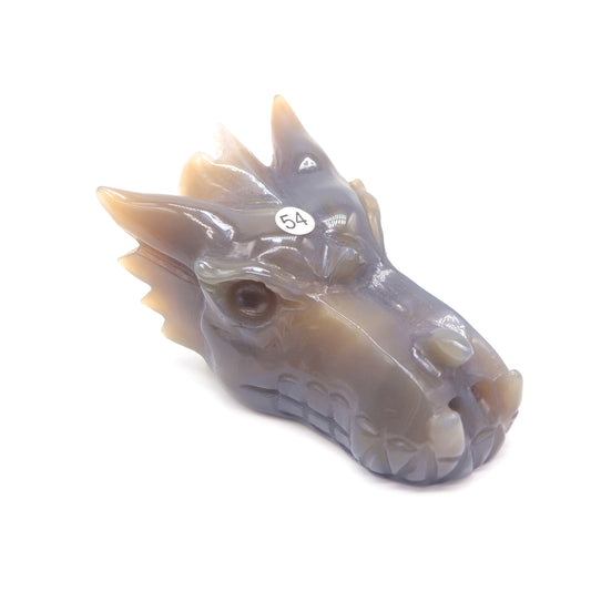 druzy agate dragon head