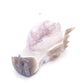 6.5" Hand Carved Agate Amethyst Geode Dragon Head Sculpture Druzy Crystal Healing Reiki