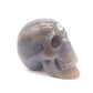 4" HandCarved Druzy agate Skull Crystal Healing Quartz Reiki skulls