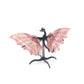 Natural Strawberry Quartz Dragon wings Crystal Healing + stand 1pc