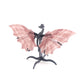 Natural Strawberry Quartz Dragon wings Crystal Healing + stand 1pc