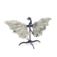 Natural Labradorite Dragon wings Crystal Healing + stand 1pc