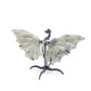 Natural Labradorite Dragon wings Crystal Healing + stand 1pc