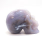 4.5" HandCarved Druzy agate Skull Crystal Healing Quartz Reiki Decorate Gift