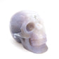 4.5" HandCarved Druzy agate Skull Crystal Healing Quartz Reiki Decorate Gift