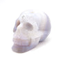 4.5" HandCarved Druzy agate Skull Crystal Healing Quartz Reiki Decorate Gift