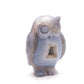 4.3" HandCarved Druzy agate Crystal Owl Quartz Reiki Decorate Gift