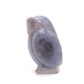 4.3" HandCarved Druzy agate Crystal Owl Quartz Reiki Decorate Gift