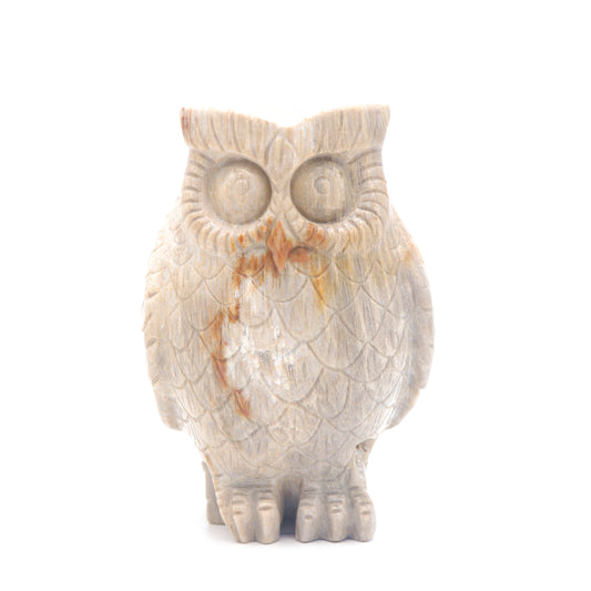 crystal owl figurine