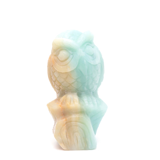 crystal owl figurine