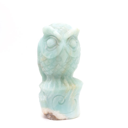 crystal owl sculpture