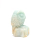 3.8" HandCarved Amazonite Crystal Owl Caribbean Calcite Quartz Reiki Decorate Gift