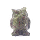 3.9" HandCarved Dragon Blood Stone Owl Crystal Healing Quartz Reiki Decorate Gift