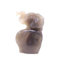 5.9" HandCarved Druzy Agate Elephant Crystal Healing Quartz Reiki Decorate Gift