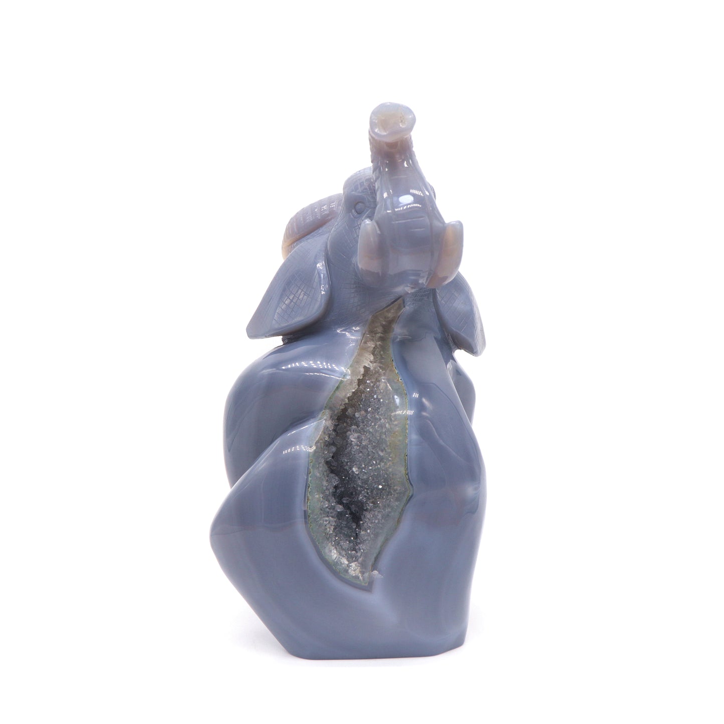 druzy agate elephant
