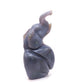 8.1" HandCarved Druzy Agate Crystal Elephant Figurine Decorate Gift