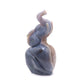 8.1" HandCarved Druzy Agate Crystal Elephant Figurine Decorate Gift