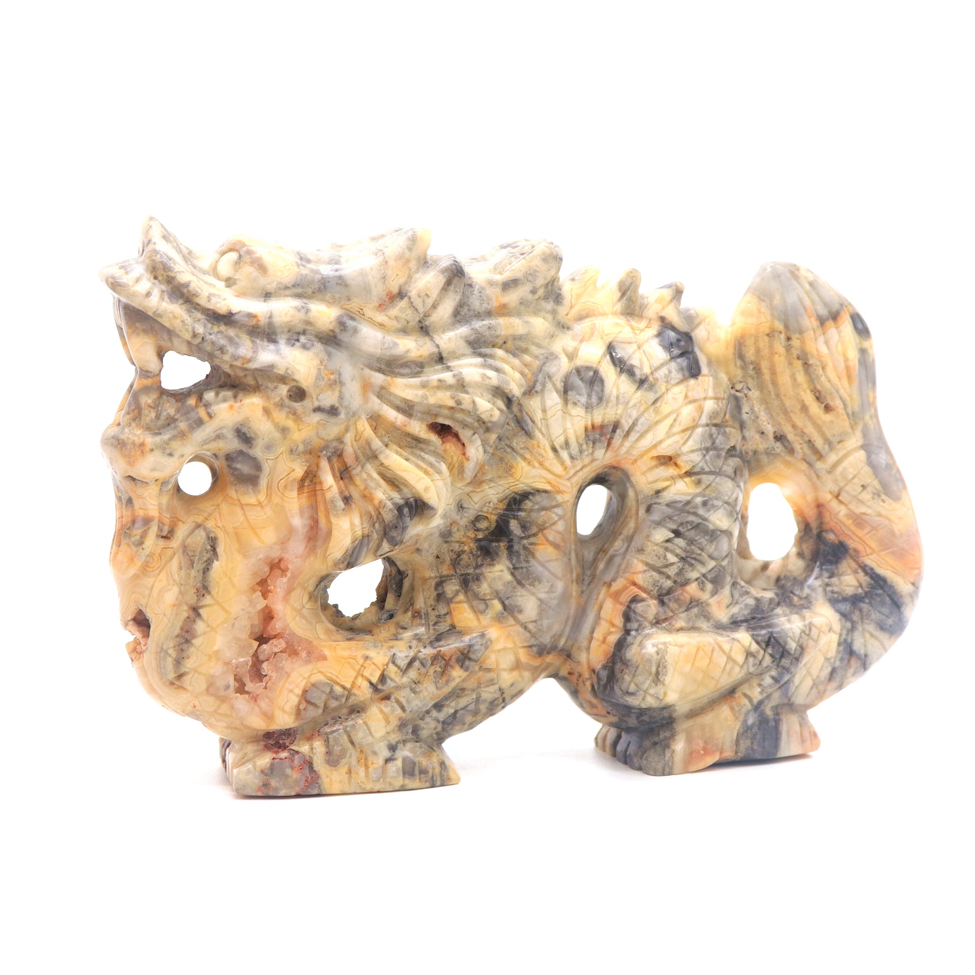 crazy lace agate dragon