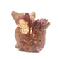 2.5lb HandCarved Ocean Jasper Nine Tail Fox Crystal Healing Quartz Reiki