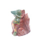2.3lb HandCarved Ocean Jasper Crystal Nine Tail Fox Figurine
