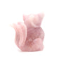 2.4lb HandCarved Rose Quartz Nine Tail Fox Crystal Healing Quartz Reiki