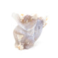 HandCarved Flower Agate Crystal Nine Tail Fox Healing Quartz Reiki