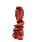 6.8" HandCarved  Red Jasper Snake Crystal Turtle Healing Quartz Reiki