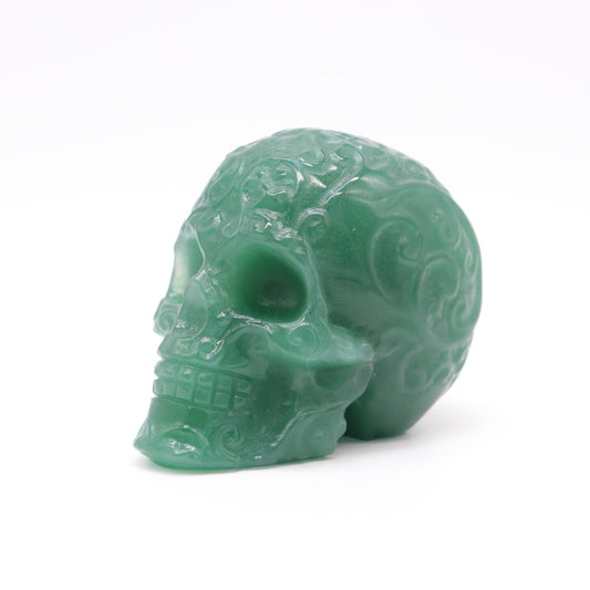 Aventurine Skull