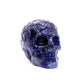 3" Sodalite Skull Sugar Flower Crystal Skull Healing Quartz Reiki