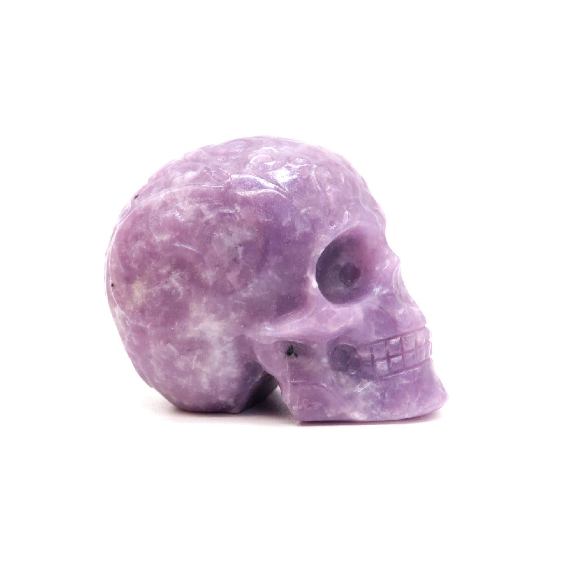 lepidolite skull