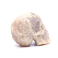 3" Moonstone Skull Sugar Flower Crystal Skull Healing Quartz Reiki