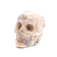 3" Moonstone Skull Sugar Flower Crystal Skull Healing Quartz Reiki