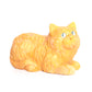 8.1LB Yellow Jade Hand Carved Cat Sculpture Realistic Crystal Healing Quartz Decor