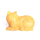 8.1LB Yellow Jade Hand Carved Cat Sculpture Realistic Crystal Healing Quartz Decor