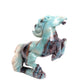 8" Trolleite Carved Crystal Horse Figurine Healing Quartz Decor