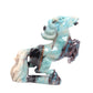 8" Trolleite Carved Crystal Horse Figurine Healing Quartz Decor