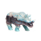 8" Trolleite Carved Crystal Rhino Figurine Healing Quartz Decor